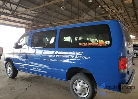 2014 Ford Econoline E350 Super Duty Wagon from USA, damaged, VIN 1FMNE3BLXEDA20557